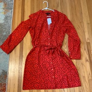 Banana republic long sleeve shirt, dress new with tags size 12